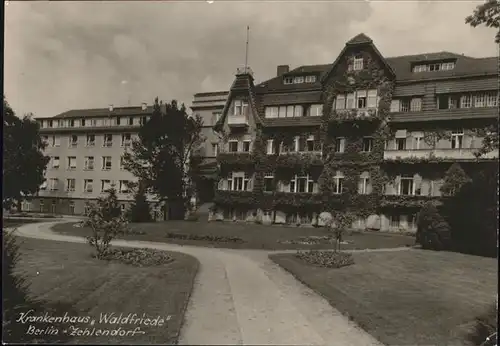 Berlin Zehlendorf Krankenhaus Waldfriede Kat. Berlin