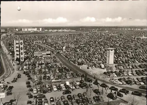 Hannover Messegelaende Parkplatz Flugaufnahme Kat. Hannover