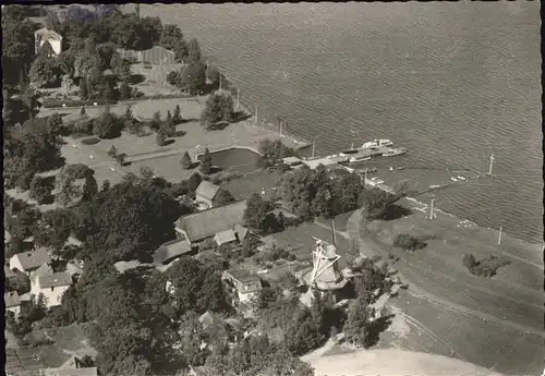 Bad Zwischenahn Flugaufnahme Schiff Strand Muehle Kat. Bad Zwischenahn