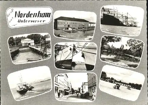 Nordenham Pier Faehre Kat. Nordenham
