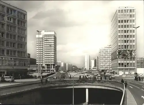 Berlin Hauptstadt DDR Autotunnel Alexanderplatz Kat. Berlin