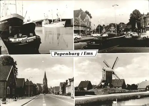 Papenburg Muehle Schiff Kat. Papenburg