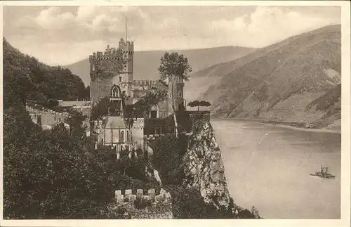 Trechtingshausen Schloss Rheinstein / Trechtingshausen /Mainz-Bingen LKR