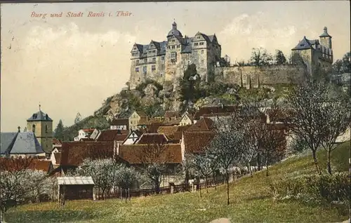 Ranis Burg und Stadt Ranis
Thueringen / Ranis /Saale-Orla-Kreis LKR