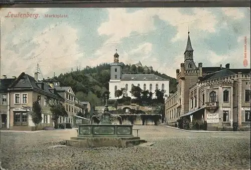 Leutenberg Thueringen Marktplatz / Leutenberg /Saalfeld-Rudolstadt LKR