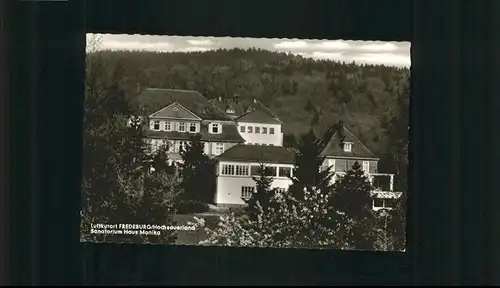 Fredeburg Schmallenberg Sanatoium Haus Martina / Schmallenberg /Hochsauerlandkreis LKR