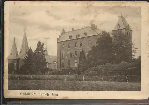 Geldern Schloss Haag / Geldern /Kleve LKR