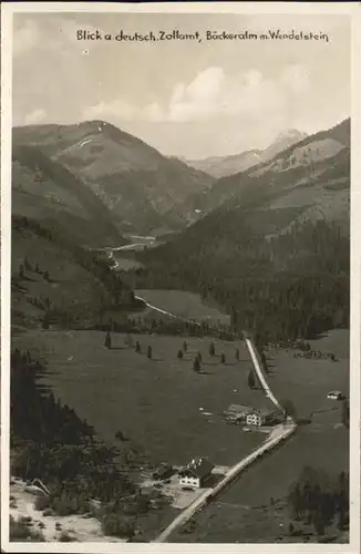 Wendelstein Berg dt. Zollamt
Baeckeralm / Bayrischzell /Miesbach LKR