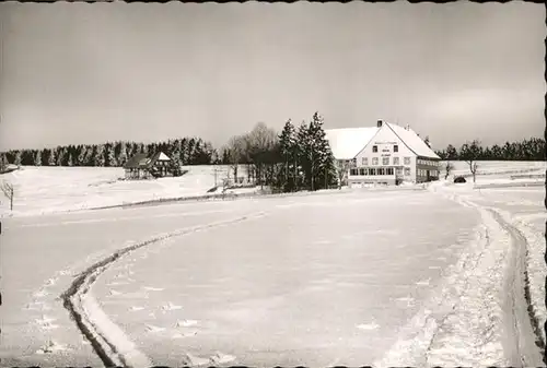 Escheck Wintersportplatz / Schoenwald im Schwarzwald /Schwarzwald-Baar-Kreis LKR