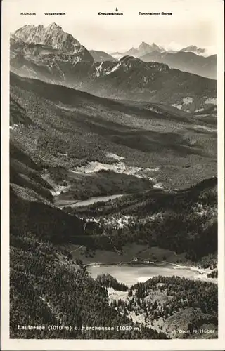 Lautersee Mittenwald Hochalm Kreuzeckhaus Tannheimer Berge Waxenstein Ferchensee / Mittenwald /Garmisch-Partenkirchen LKR