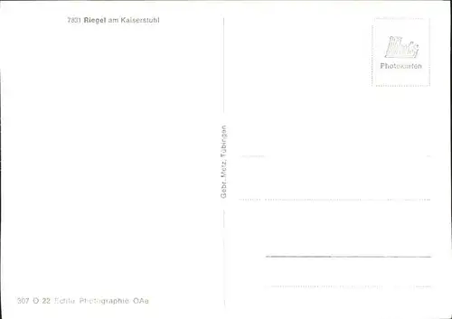 Riegel Kaiserstuhl  / Riegel am Kaiserstuhl /Emmendingen LKR