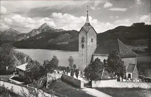 Weissensee Fuessen Kirche / Fuessen /Ostallgaeu LKR