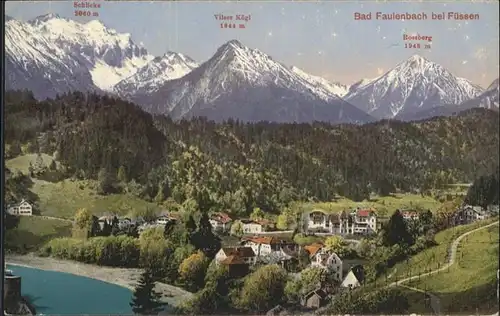 Bad Faulenbach Allgaeu / Fuessen /Ostallgaeu LKR