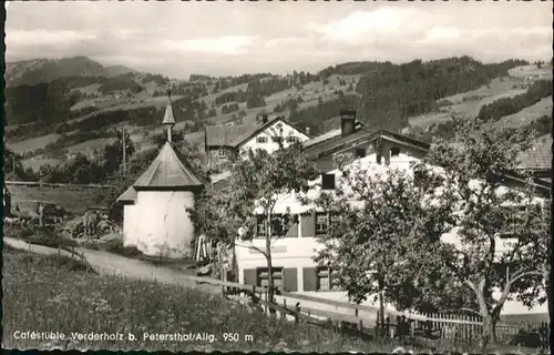 Petersthal Allgaeu Cafestueble Verderholz  / Oy-Mittelberg /Oberallgaeu LKR