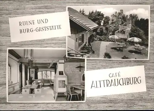 Weitnau Burg Gaststaette Cafe Alttrauchburg / Weitnau /Oberallgaeu LKR