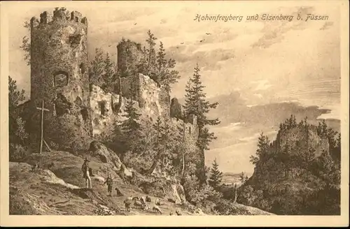 Eisenberg Fuessen Hohenfreyberg / Fuessen /Ostallgaeu LKR