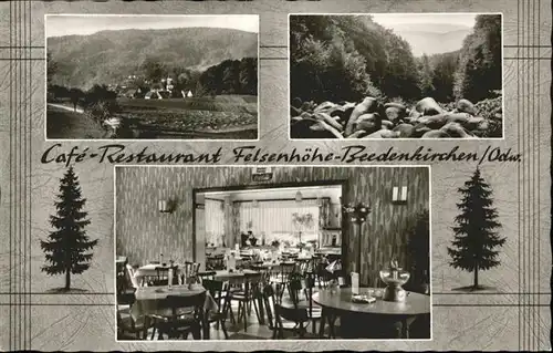 Beedenkirchen Cafe Felsenhoehe / Lautertal (Odenwald) /Bergstrasse LKR