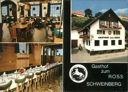 Schweinberg Hardheim Gasthof zum Ross / Hardheim /Neckar-Odenwald-Kreis LKR