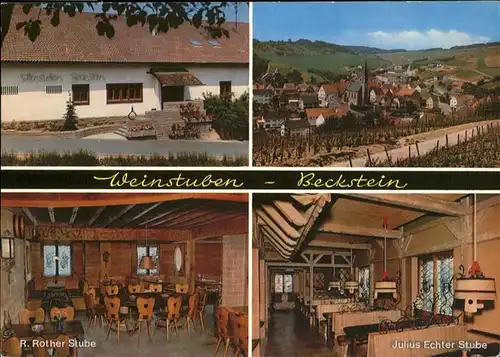Beckstein Weinstuben Beckstein / Lauda-Koenigshofen /Main-Tauber-Kreis LKR