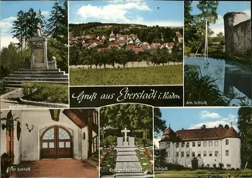 Eberstadt Baden Schloss  / Buchen (Odenwald) /Neckar-Odenwald-Kreis LKR
