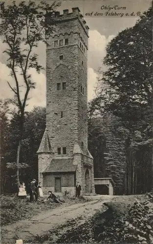 Felsberg Odenwald Ohly-Turm / Lautertal (Odenwald) /Bergstrasse LKR