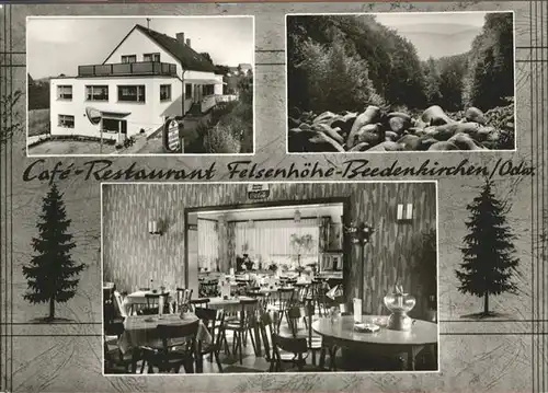Beedenkirchen Cafe Felsenhoehe-Beedenkirchen / Lautertal (Odenwald) /Bergstrasse LKR