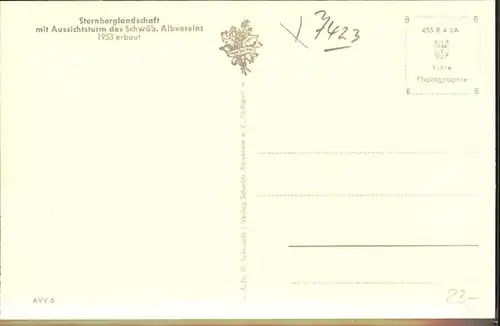 Gomadingen Sternberglandschaft Aussichtsturm / Gomadingen /Reutlingen LKR