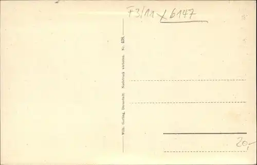 Felsberg Odenwald Forsthaus / Lautertal (Odenwald) /Bergstrasse LKR