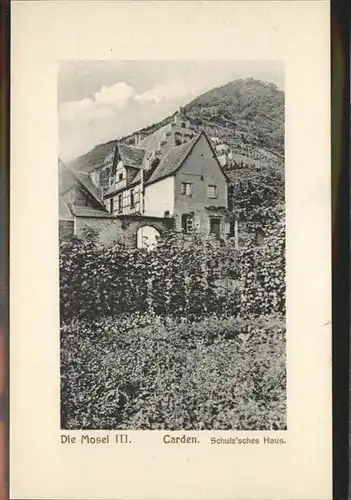 Karden Carden Schulz&#180;sches Haus Die Mosel III / Treis-Karden /Cochem-Zell LKR