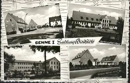 Senne Bielefeld Siedlung Windfloete
Nelkenweg
Grundheider Schule / Bielefeld /Bielefeld Stadtkreis