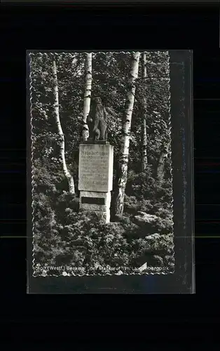 Bocholt Westfalen Meckerer-Denkmal 
Langenbergpark / Bocholt /Borken LKR