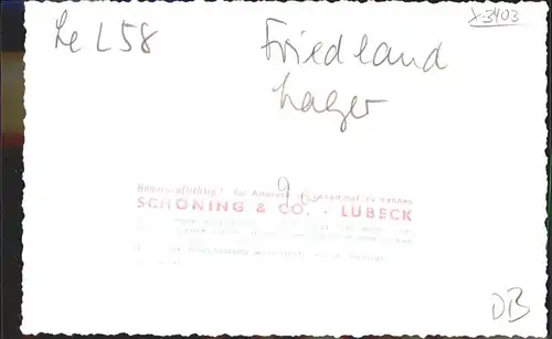 Friedland Goettingen Lager / Friedland Leine /Goettingen LKR