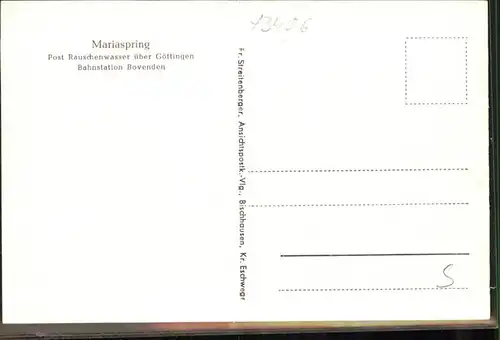 Mariaspring Plesse / Bovenden /Goettingen LKR