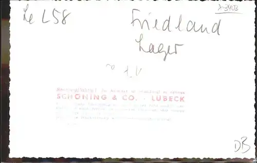 Friedland Goettingen Lager / Friedland Leine /Goettingen LKR