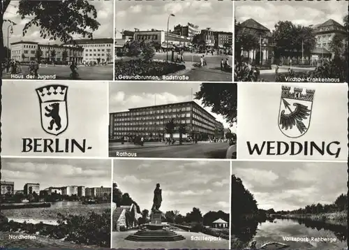 Berlin-Wedding Nordhafen Virchow krankenhaus Rehberge / Berlin /Berlin Stadtkreis