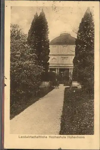 Hohenheim Landwirtschaftliche Hochschule / Stuttgart /Stuttgart Stadtkreis