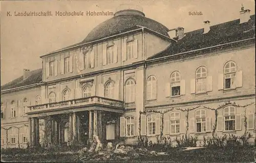 Hohenheim Hochschule Hohenheim Schloss  / Stuttgart /Stuttgart Stadtkreis