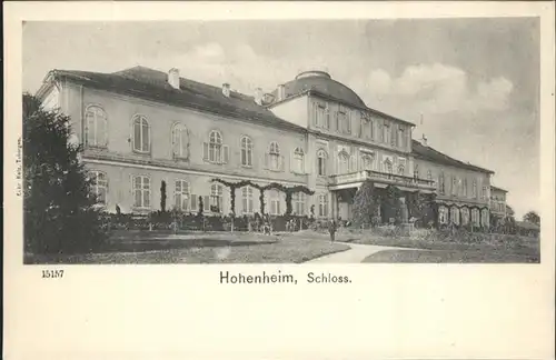 Hohenheim Kgl. Landwirtschaftl Hochschule 
Schloss Hohenheim / Stuttgart /Stuttgart Stadtkreis