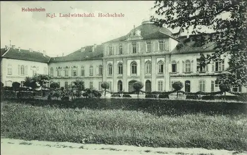 Hohenheim Kgl. Landwirtschaftl Hochschule 
Schloss Hohenheim / Stuttgart /Stuttgart Stadtkreis