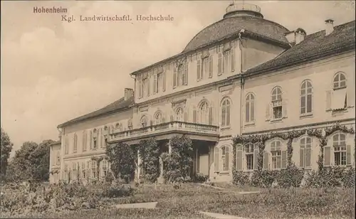 Hohenheim Kgl. Landwirtschaftl Hochschule 
Schloss Hohenheim / Stuttgart /Stuttgart Stadtkreis