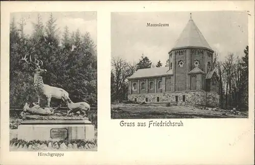 Friedrichsruh Aumuehle Mausoleum Hirschgruppe / Aumuehle /Herzogtum Lauenburg LKR