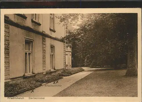 Friedrichsruh Aumuehle Sterbezimmer Arbeitszimmer / Aumuehle /Herzogtum Lauenburg LKR