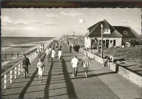 Westerland Sylt Kurpromenade Strandhaeuschen / Westerland /Nordfriesland LKR