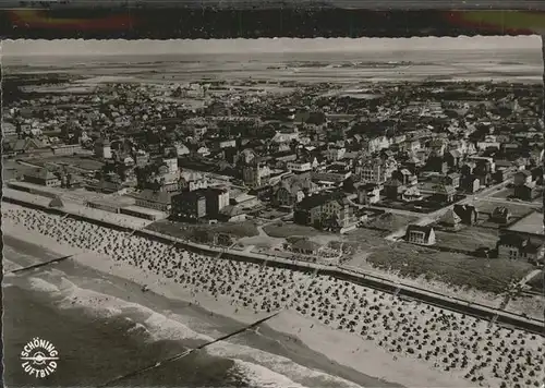 Westerland Sylt Fliegeraufnahme  / Westerland /Nordfriesland LKR