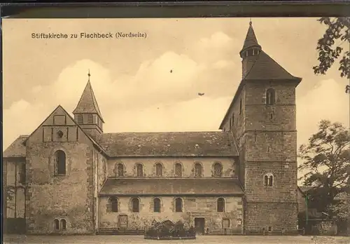 Fischbeck Weser Stiftskirche zu Fischbeck Nordseite / Hessisch Oldendorf /Hameln-Pyrmont LKR