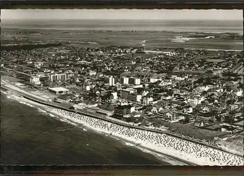 Westerland Sylt Fliegeraufnahme  / Westerland /Nordfriesland LKR