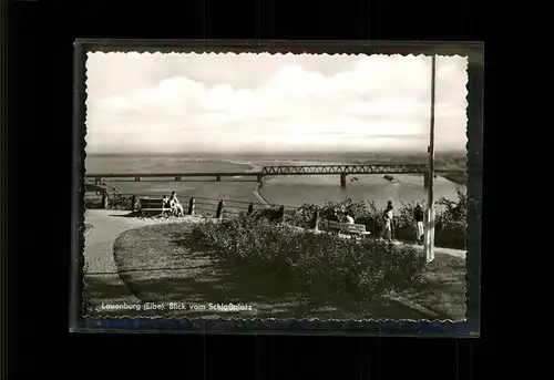 Lauenburg Elbe Bruecke / Lauenburg  Elbe /Herzogtum Lauenburg LKR