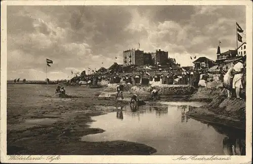 Westerland Sylt Centralstrand / Westerland /Nordfriesland LKR