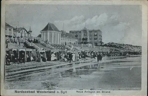 Westerland Sylt Neue Anlagen Strand / Westerland /Nordfriesland LKR