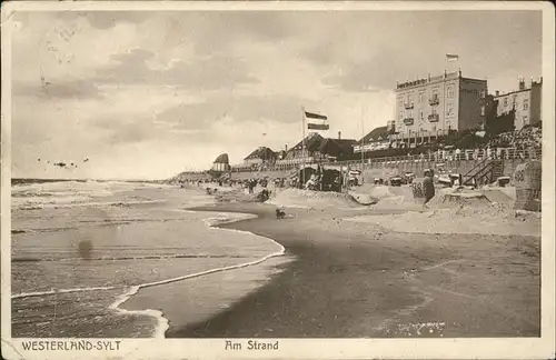 Westerland Sylt Strand / Westerland /Nordfriesland LKR